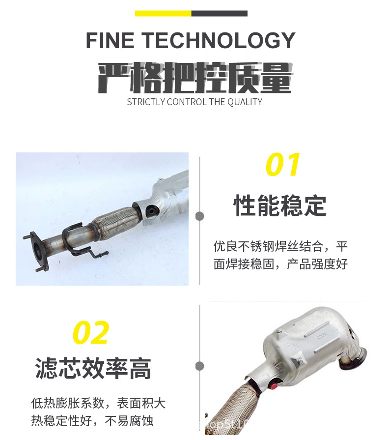 Factory Direct Sales Three-Way Catalytic Converter Assembly Suitable for Honda Crv 2.4L Rm Front Three-Way Catalytic Converter