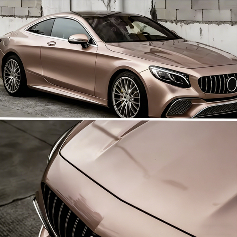Cross-Border Supply of High-Quality Tpu Color-Changing Film Ppf Ultra-Bright Metallic Iceberry Pink Car Paint Protection Film Anti-Scratch