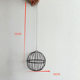 American Country Simple Hanging Flower Rack Iron Moss Plant Storage Rack Indoor Balcony Hanging Hanging Basket Rack