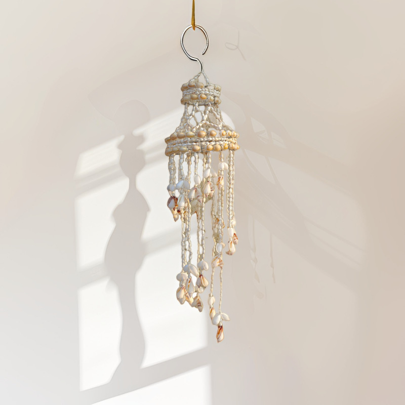 Natural Shell Conch No. 32 Wind Chime Special Handmade Travel Souvenir Creative Door Curtain Hanging Birthday Souvenir
