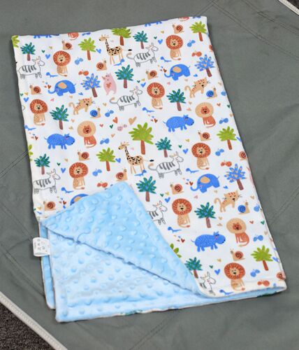 New wholesale moccasin rug double-sided plush four-season usable children's comfort blanket infant newborn touch cover blanket