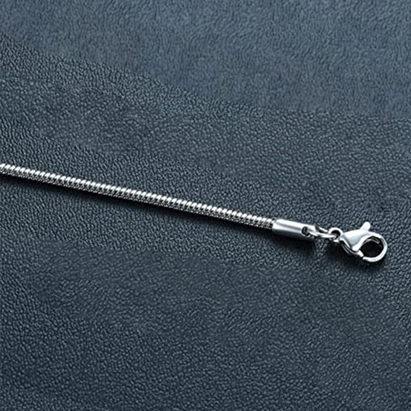 Fashion Solid Color Stainless Steel Plating Necklace 1 Piece