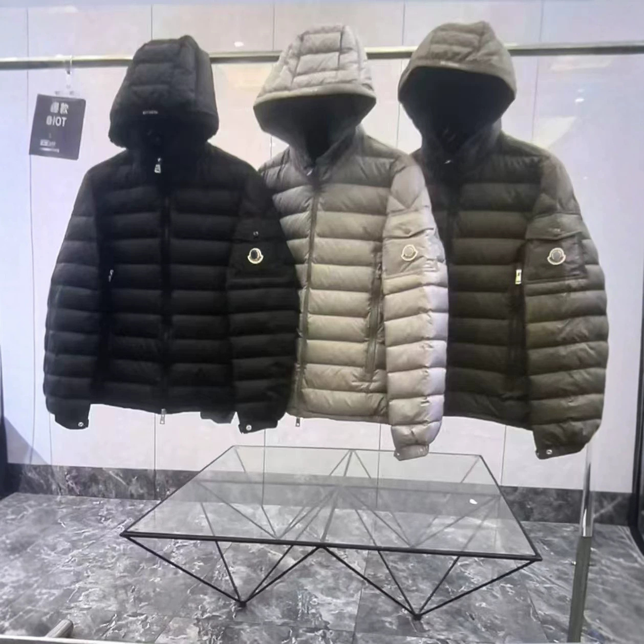 Montgomery unisex down jacket, waterproof, autumn/winter coat, matte finish, Galion lightweight hooded warm short jacket