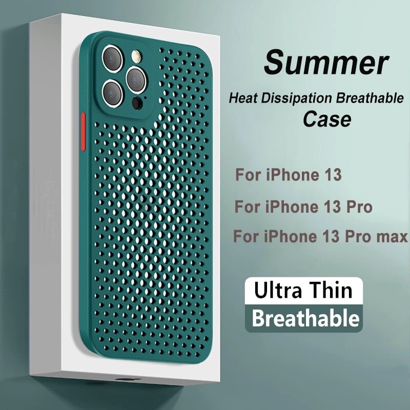 Suitable for iPhone 17 Promax Mobile Phone Case, Cooling and Breathable Mesh, Apple 16 Matte Anti-Fall 13 Protective Cover 15 Suitable for iPhone 17 Promax Mobile Phone Case, Cooling and Breathable Mesh, Apple 16 Matte Anti-Fall 13 Protective Cover 15