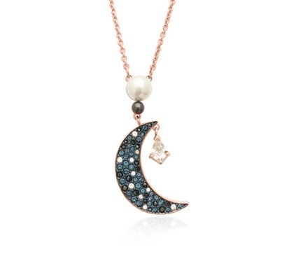 Shijia ネックレスペアバージョン悪魔の目ネックレススワロフスキーネックレス要素スマート白鳥鎖骨チェーンペンダント卸売|undefined