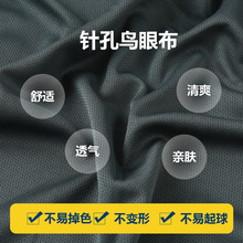 现货点子鸟眼 150g针孔鸟眼 T恤篮球服运动服针织速干网眼布面料