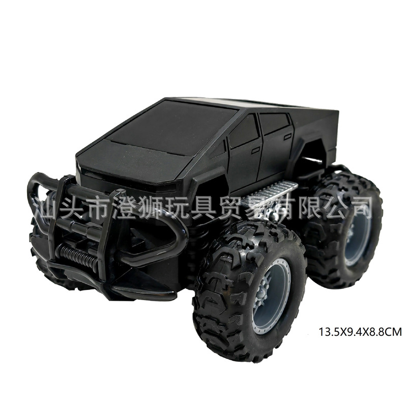 Cross-Border New Product Inertia Pull-Back Car Off-Road Toy Kidsren's Indoor Play 1:43 Inertia Car Off-Road Vehicle