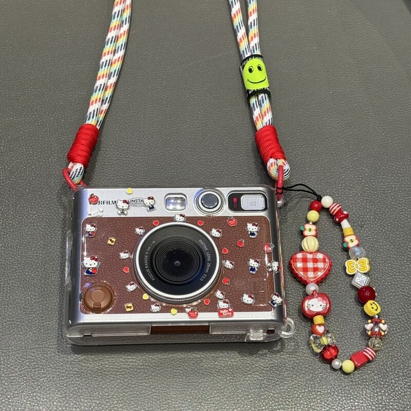 Suitable for Fuji Minievo Protective Case, Transparent Case Accessories, Shoulder Strap, Lanyard, Evo Crystal Case, Portable Chain