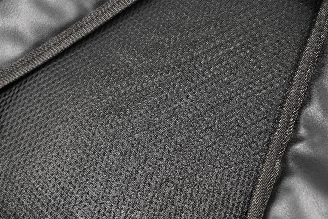 Black Oil Wax Leather Backpack 15