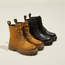 新款马丁靴女头层皮秋冬季休闲中性男女爆款单靴英伦风短靴冬鞋子
