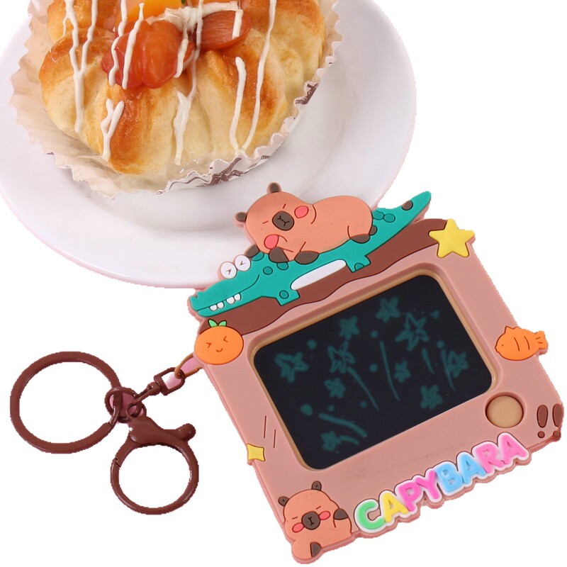 蜂落書き画板キーホルダースクールバッグペンダント絶妙なかわいいカップル車のキーチェーンペンダントギフト卸売|undefined