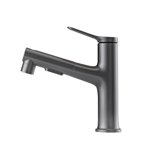 Full copper basin pull-out faucet wash basin basin hot and cold water bathroom toilet wash basin faucet