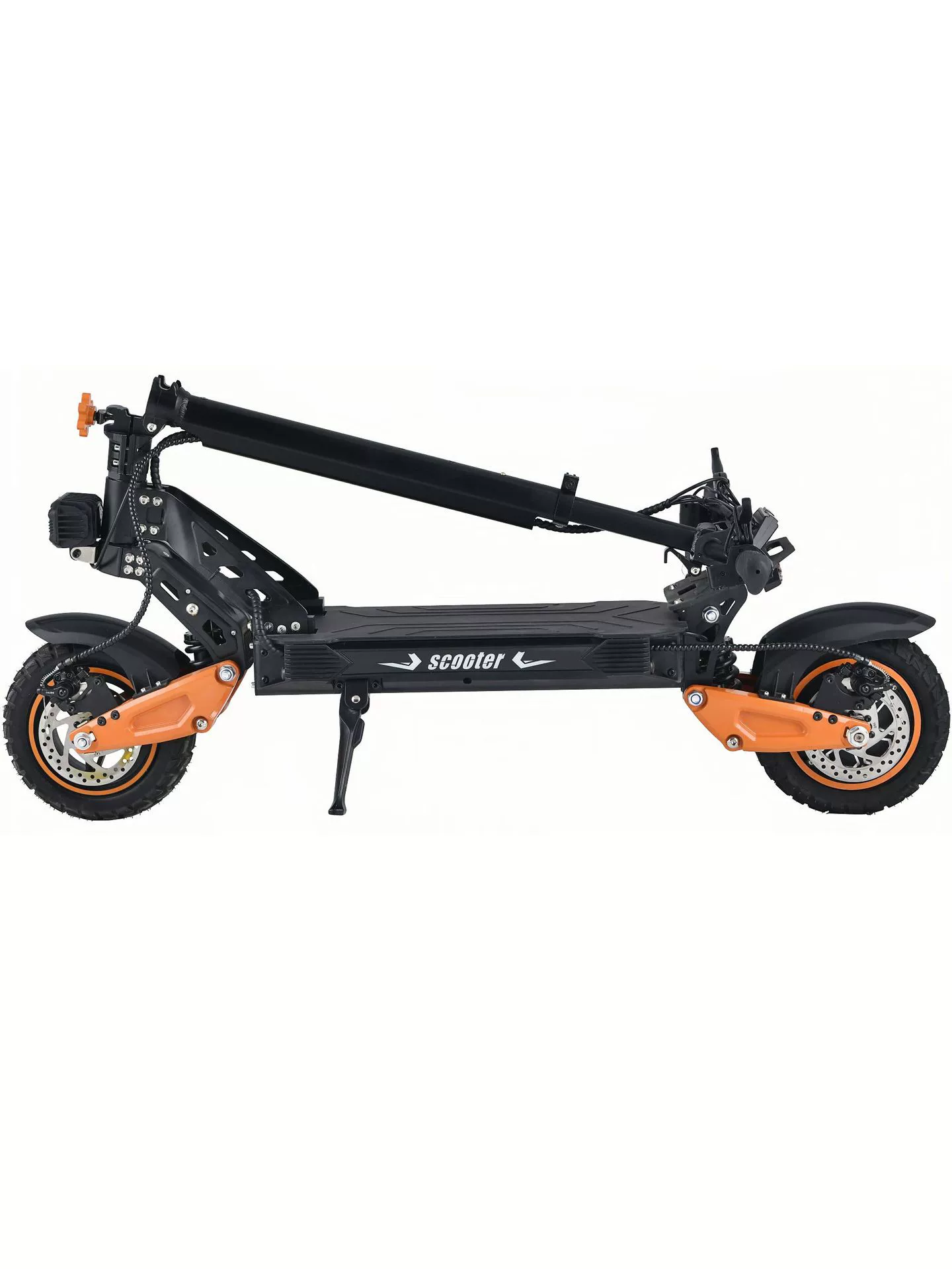 Внедорожный складной электрический самокат, мотор 1200W, 11" внедорожные шины, скорость 55 км/ч