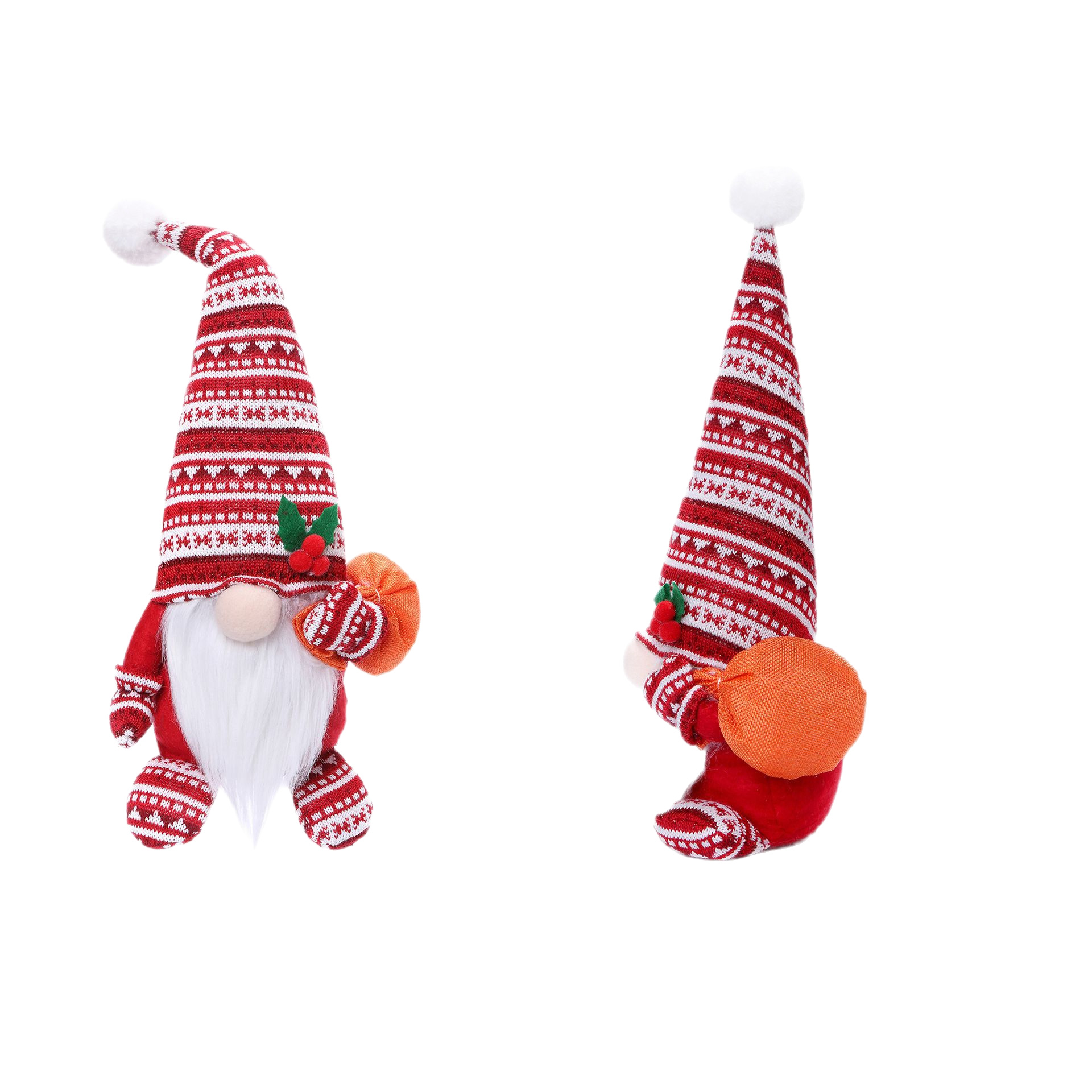 Nuevos artículos de decoración de Navidad, bolsa de regalo, trineo, muñeca sin rostro, bolso trasero europeo y americano, muñeca enana de lana image 7