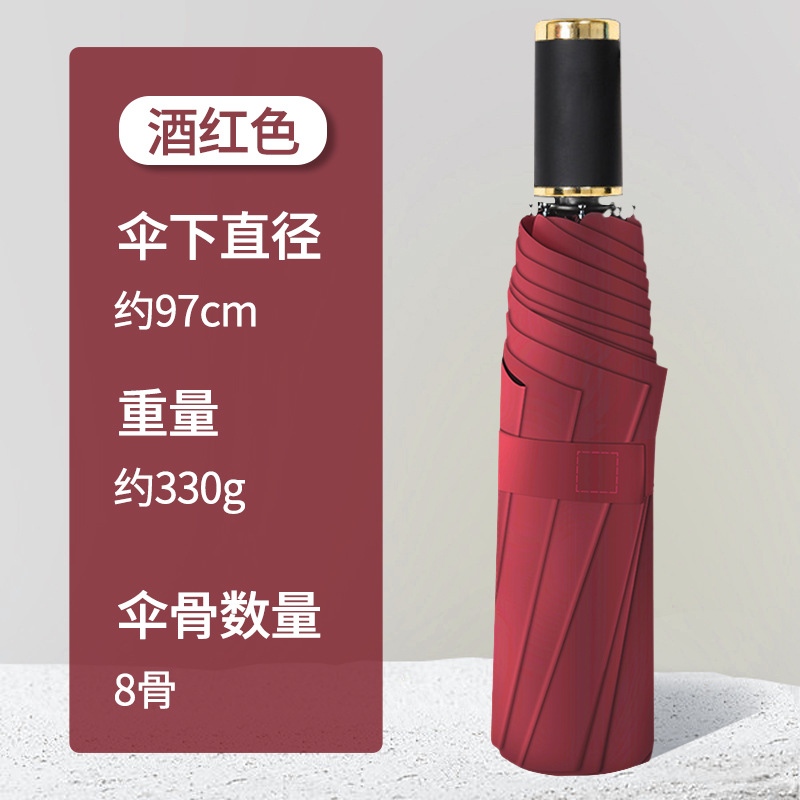 Sombrilla personalizable con logo, protección UV, automática y plegable - Mayorista de fábrica