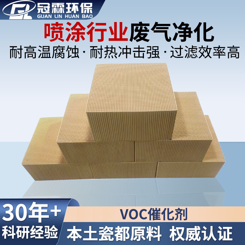 冠霖堇青石载体 催化剂 VOC 废气处理  催化燃烧设备用