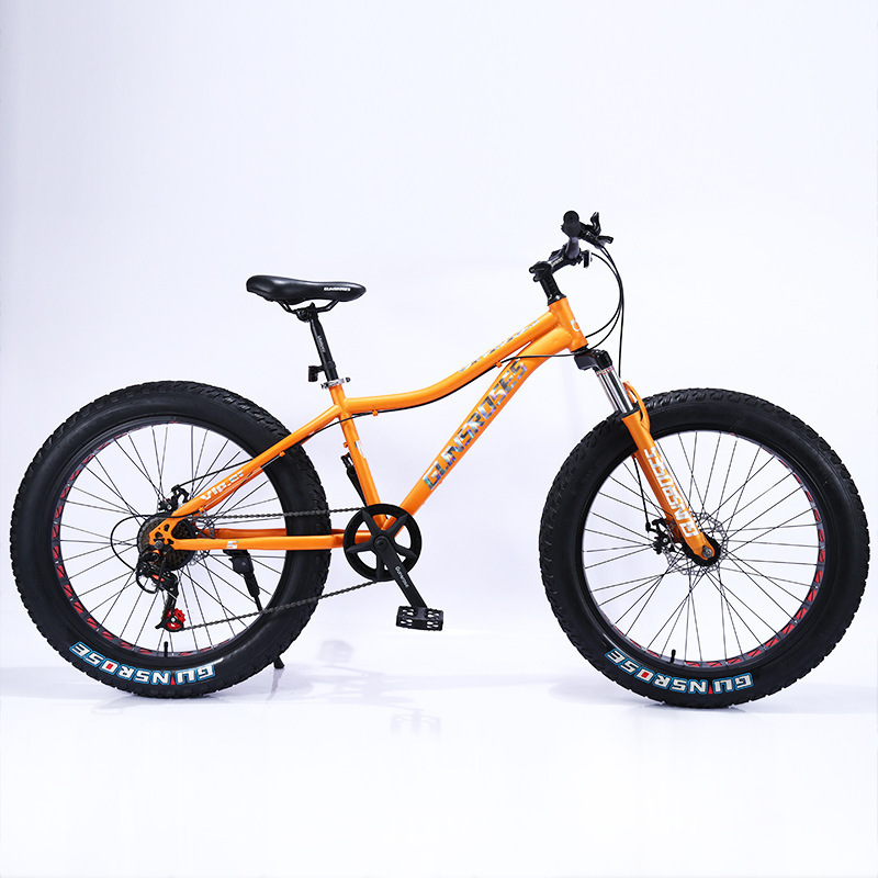 24/ 26inch Viper Snowmobile 4.0 Wide Wheel Fat Tire Bike Variable Speed Mountain Bicycle Student Bicycle Wholesale