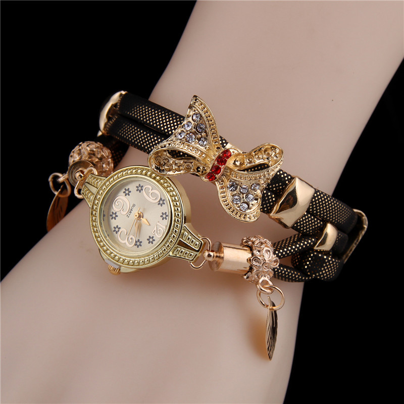 Elegant Butterfly Buckle Quartz Women's Watches display picture 6