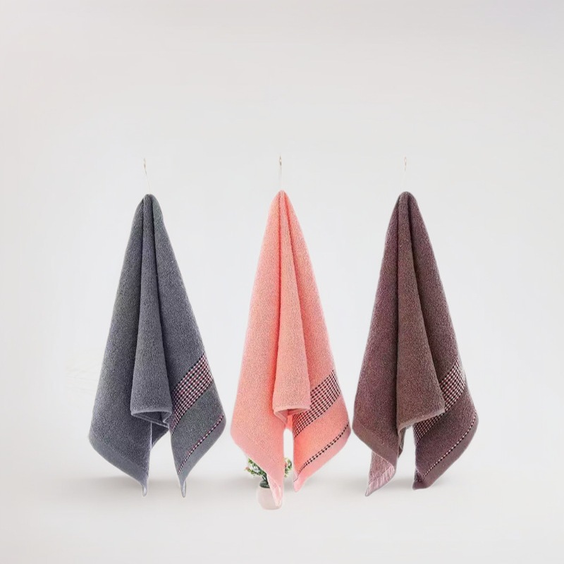 110g 순수 면 수건 도매 두꺼운 부드러운 흡수성 가정용 성인 커플 수건 폴리 에스터 면 노동 보호 얼굴 수건