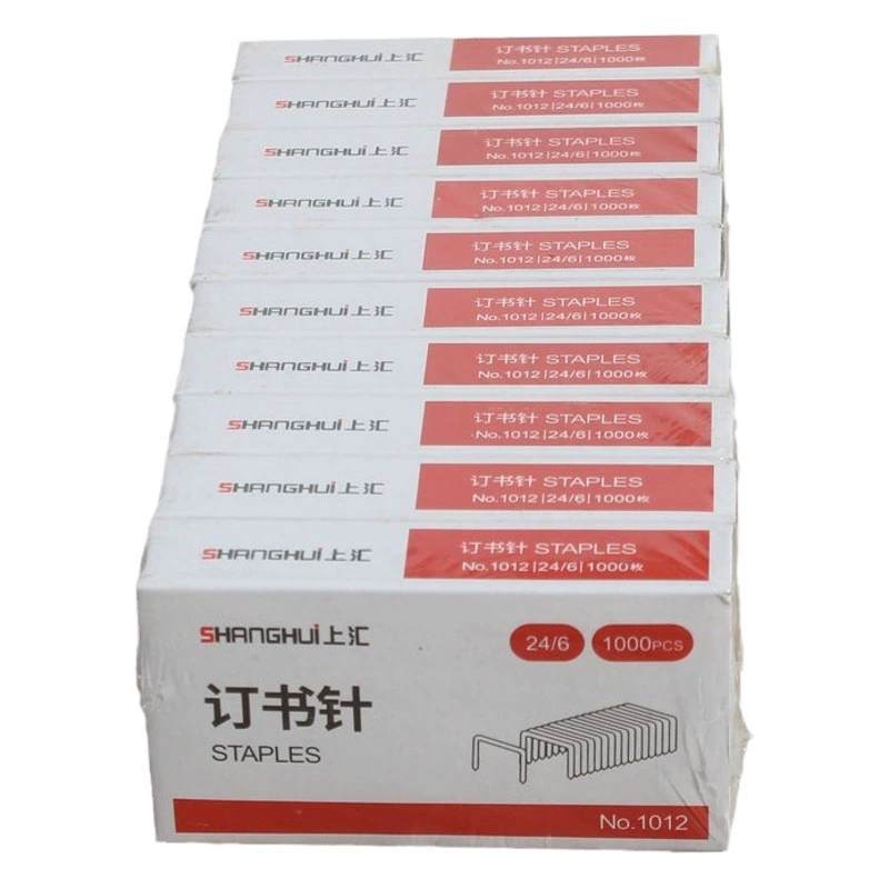 Shanghui 1012 унифицированный штапель 24/6 Универсальный штапель № 12 # штапель канцелярские принадлежности
