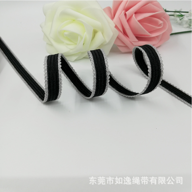 中国风织带绳带跳点扁绳间色波纹芽边带扁绳欧美金银线织带厂家直-阿里巴巴