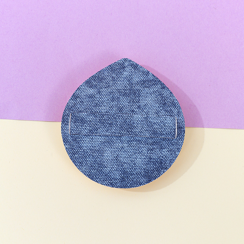 Fábrica personalizada de alta gama de cuero algodón de azúcar soplo de polvo para fijar el maquillaje sin polvo q bala 100 puntos de maquillaje esponja cojín de aire al por mayor