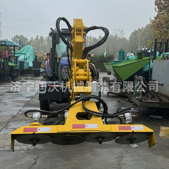 润沃市政道路绿化修剪机山东厂家 高速边坡灌木割草机价格可议