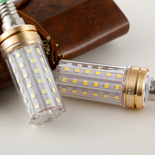 E14 Small Screw Light Source E27 Warm White Light Highlight Color Changing 12W Energy-Saving Household Lighting Spiral Corn Led Bulb