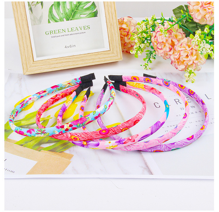 Fashion Flower Plastic Hair Band 1 Piece display picture 2