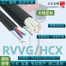 上海为荣 HCX RVVG 3-24*1/1.5单钢丝行车手柄控制线柔软耐磨抗拉
