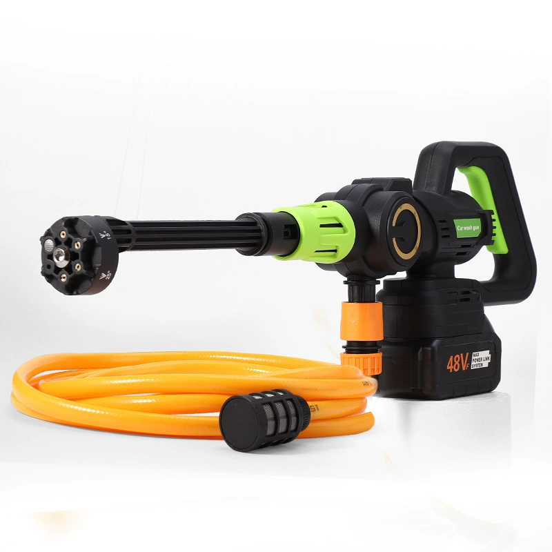 Индивидуальный водяной пистолет для мойки автомобилей, беспроводная мощная машина для мойки автомобилей, перезаряжаемая бесщеточная литиевая машина для мойки автомобилей, бытовая машина для мойки автомобилей