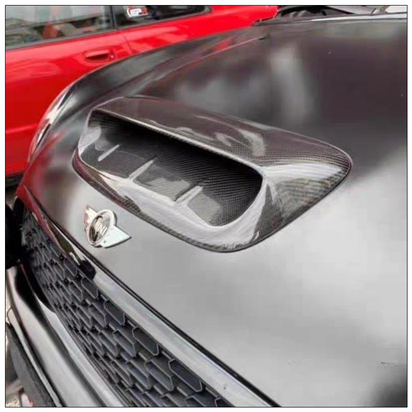 Suitable for Mini 2007-2013 R56 R57 R58 modified hood carbon fiber air intake vent cover
