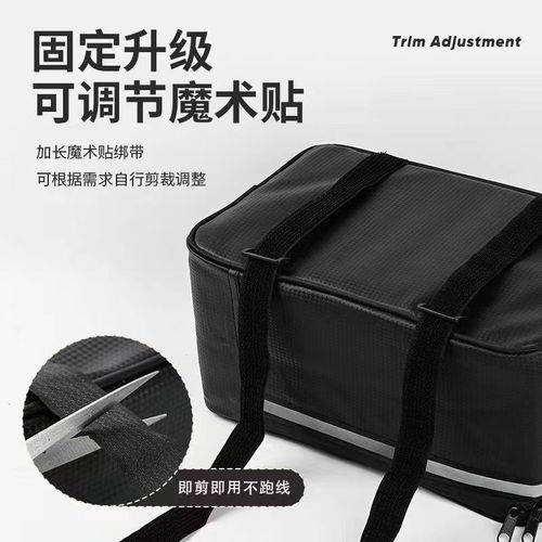 Passenger-side seat bag for waterproof bicycle pannier, rear rack bag for mountain bike tail pack, cycling pannier equipment