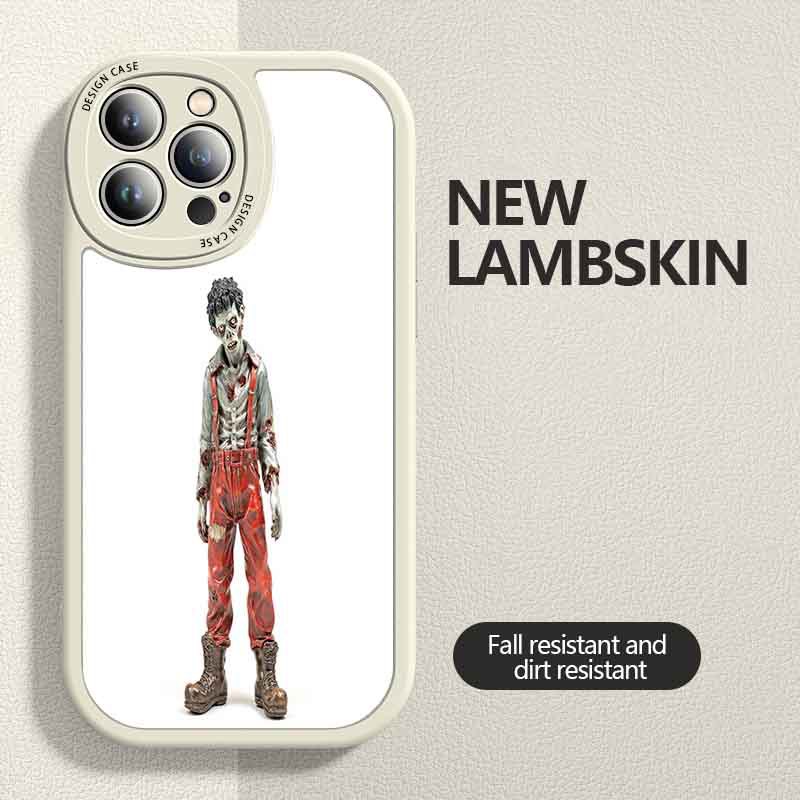 Halloween Party Gift Cute Mummy Skeleton Brothers Popular Pattern Suitable for Apple Lambskin Phone Case