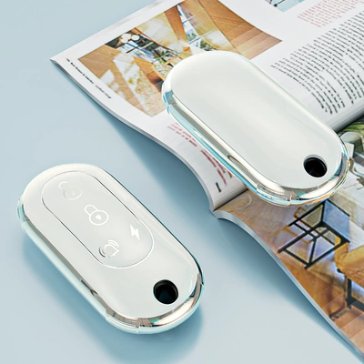 Yadi key cover t5 Crown Electric vehicle key cover shell - a-section-white
