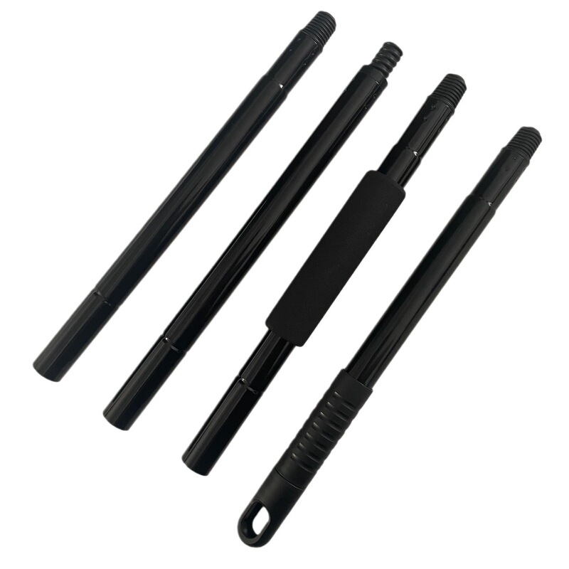 Amazon 25mm plastic-sprayed iron rod plastic thread connecting rod tool four-section branch necking mop Rod accessories