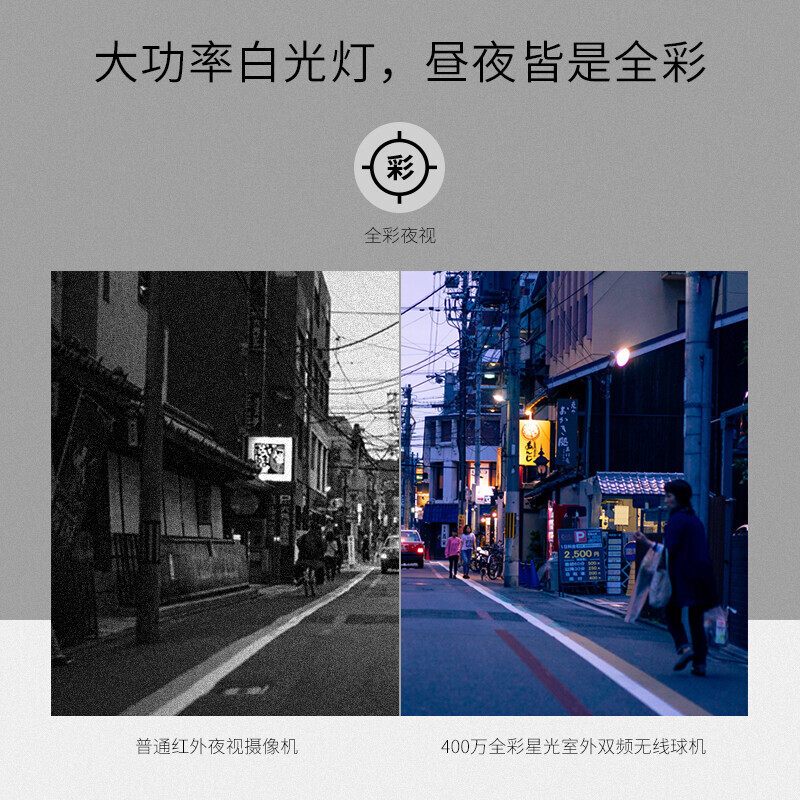 TP-LINK 5G双频WiFi 400万清无线室外摄像头器全彩户外云台球