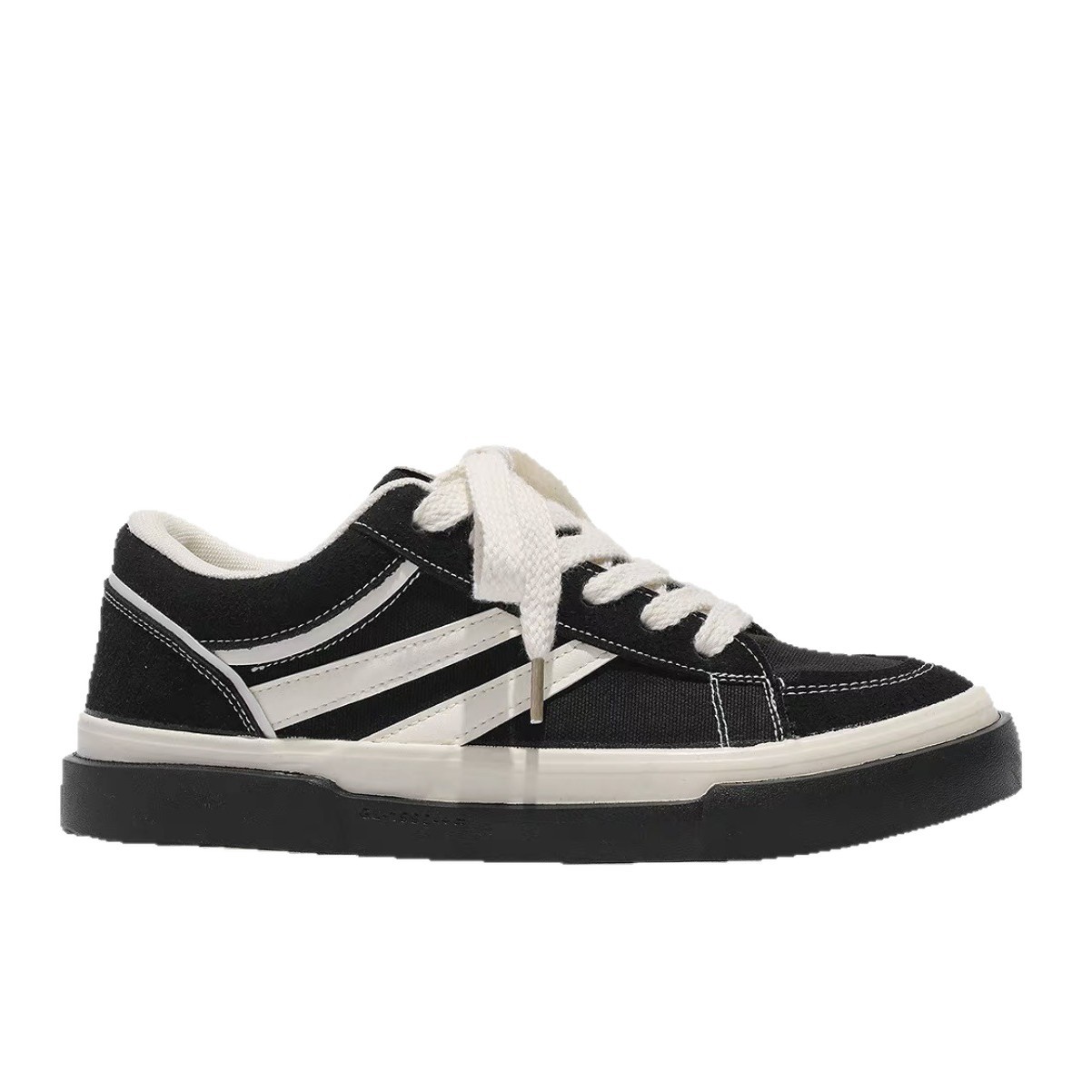 Retro estilo de puerto zapatos de piso grueso para hombres 2025 verano nuevos zapatos de lona estudiantes zapatos casuales de nicho image 6