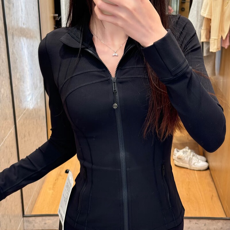 Lulu Original Label Define Original Yoga Clothing Stand Collar Jacket Women's Yoga Clothing Top Sports Fitness Running Summer Lulu Original Label Define Original Yoga Clothing Stand Collar Jacket Women's Yoga Clothing Top Sports Fitness Running Summer