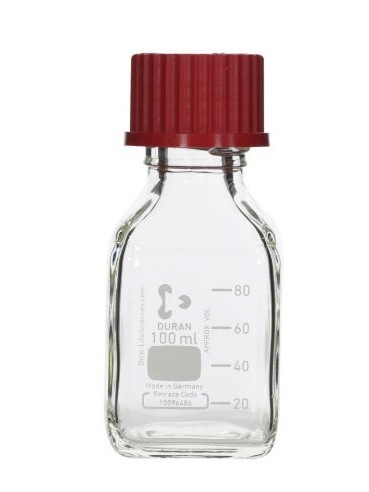 SIBATA柴田科学 实用螺旋口瓶 017310-12日本使用方便