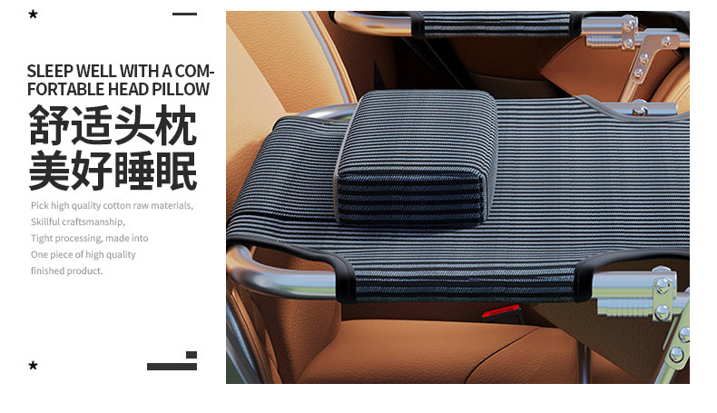 Car bed, non-travel rear seat sleeping bed, universal rear foldable bed, non-inflatable in-car bed