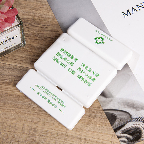 Pill box jewelry earrings hairpin dust box one week pill box health care product storage box transparent plastic box wholesale