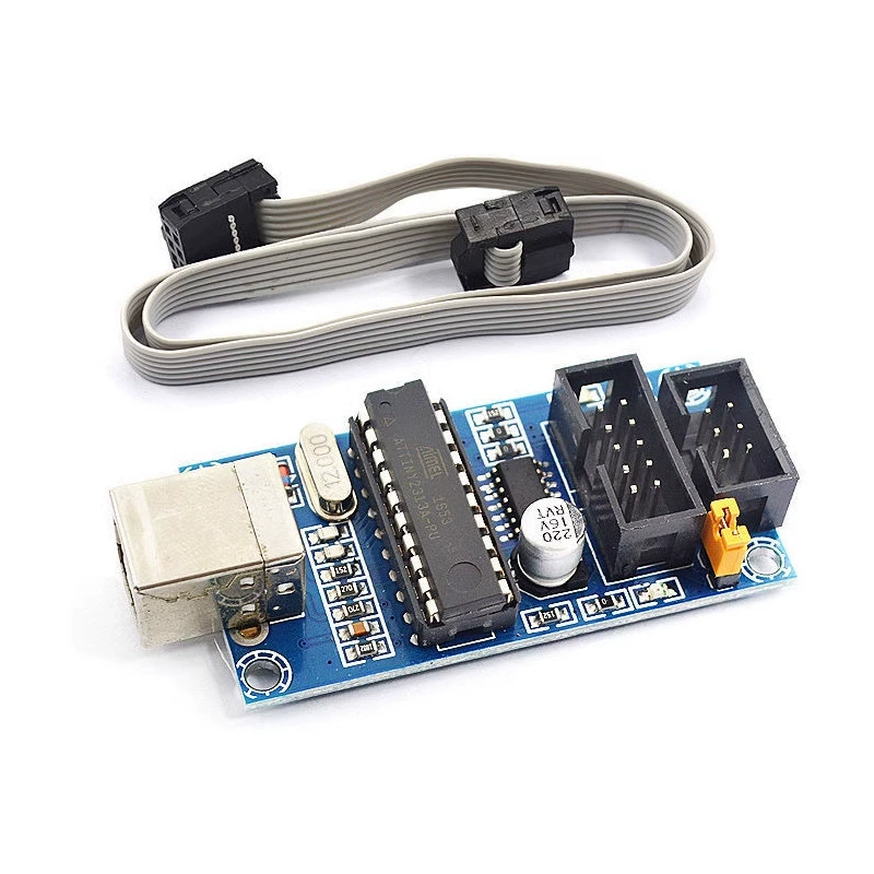AVR microcontroller USBtinyISP downloader Download cable USB interface