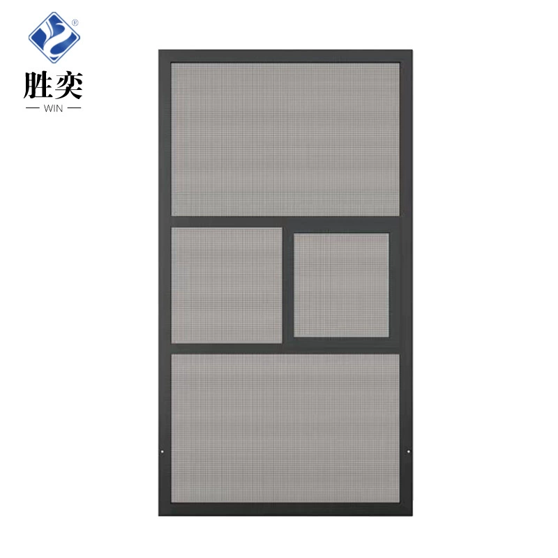 新型防护网窗户 透明度高 边缘窄 防蚊 窗帘 推拉 可拆卸 菱形网罩窗纱