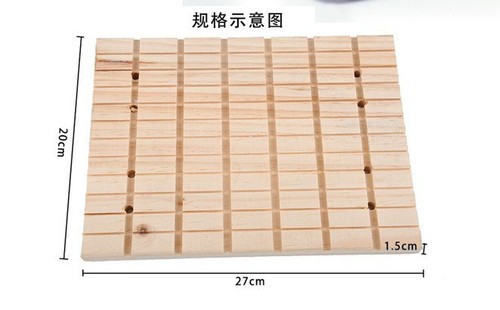Wooden Rabbit Nail Grinding Board, Rabbit Nail Scratcher Board, Nail Grinder, Pet Toys Support Dropshipping