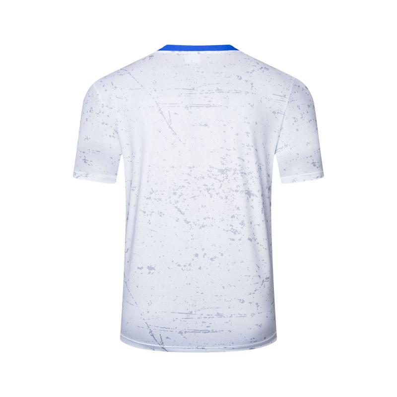 Traje de bádminton con sensación de hielo de secado rápido para hombres y mujeres, juego de ensayo de tenis transpirable, uniforme del equipo, bordado imprimible 7905