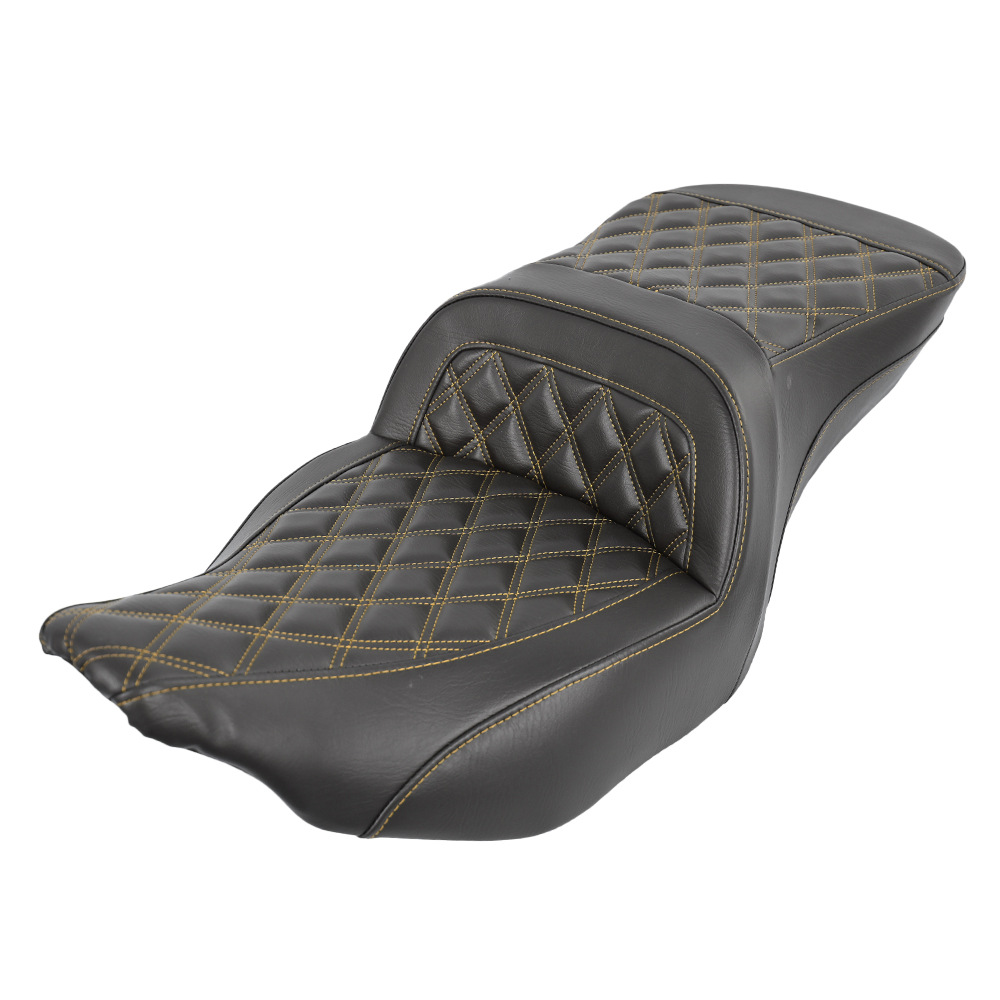 Motorcycle Seat Cushion Suitable for Harley 23.5-25 Road Gliding, Street Gliding, Road King Step Sofa Seat Cushion