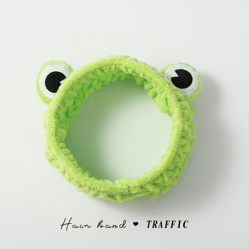 Otoño y invierno peluche bandeja de cabello lavado de la cara aplicación máscara especial de prensado bandeja de cabello paquete de cabello pato amarillo dibujos animados toque de cabello agujero de cabello