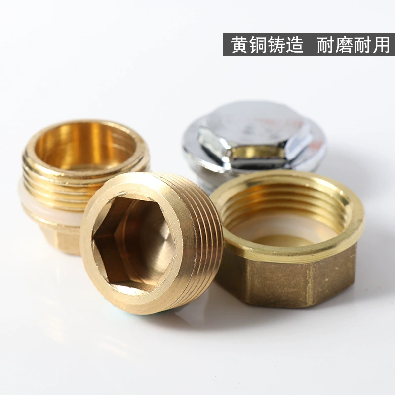 All -copper water pipe block 4 points 20 outer silk hats 6 points 25 pipe blocked stuffed head block 1 inch 32 lock water heating accessories