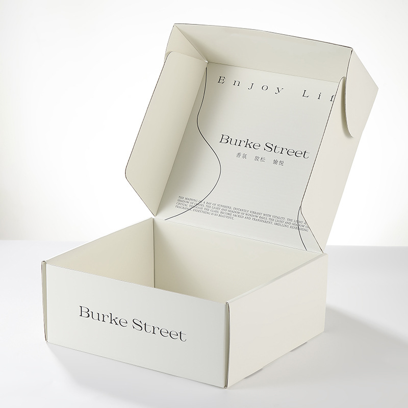 新款小清新飞机盒瓦楞纸板带盖固定纸盒通用包装礼品包装盒批发